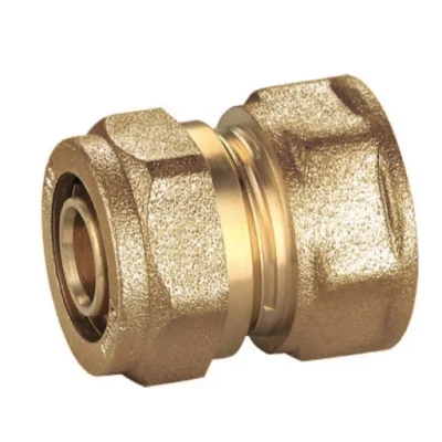Customized Male Coupler Plumbing Brass Compression Fittings Brass Forging Parts for Copper Pipe